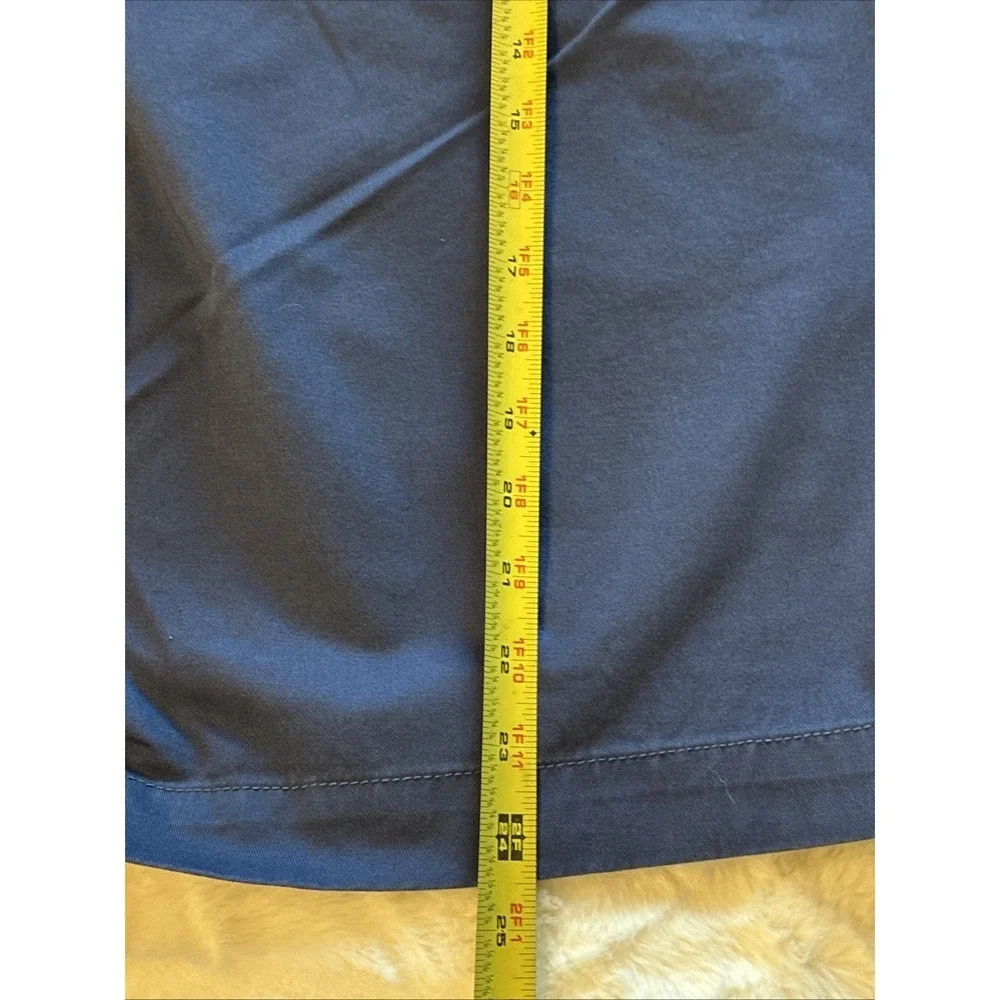 Polo Ralph Lauren Shorts Mens 46B Navy Classic Fit Chino Flat Front Cotton 10